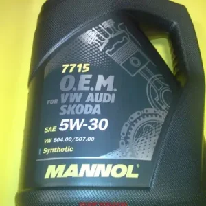 Olej MANNOL OEM VW 504/507 5W30 5l VW AUDI SKODA SEAT Darmowa dostawa