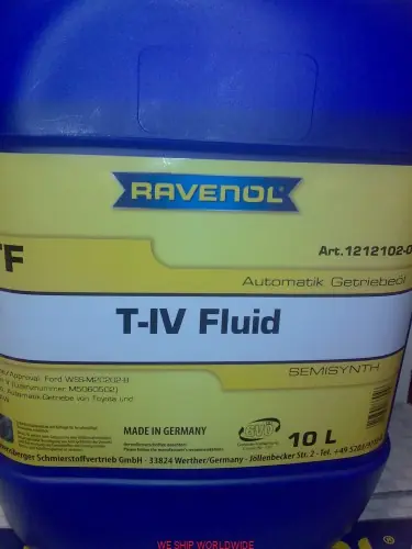 Kup teraz RAVENOL ATF T-IV Fluid AISIN TOYOTA VOLVO 10L