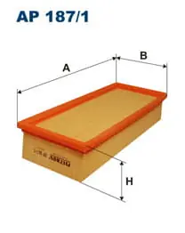 filtr powietrza Rover 25 Rover 200 Rover 400 RT Rover 400 Tourer XW AP187/1 Promocja