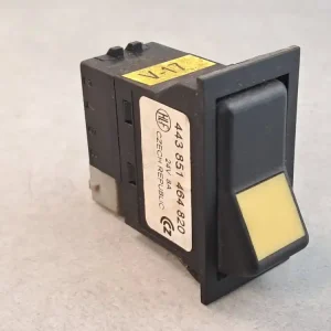 Tylko dziś Klawisz, włącznik, przycisk IRISBUS AXER, HLF nr 443 851 464 820,kolor żółty, PINY 2+2