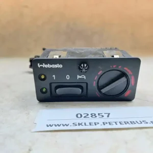 Panel sterowania ogrzewaniem postojowym WEBASTO, z pokrętłem, dwie diody, włącznik Tylko dziś