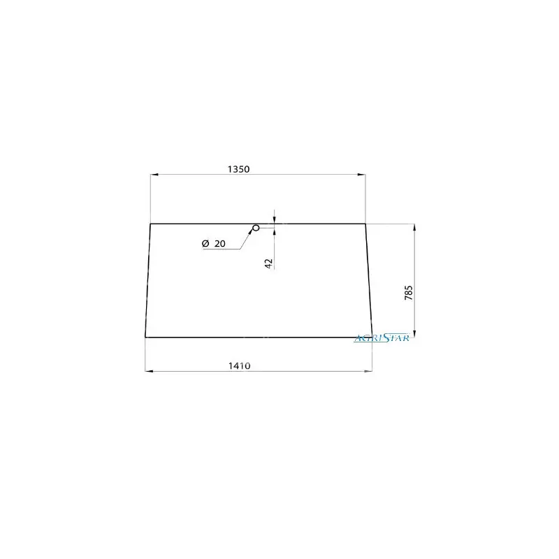 AKK2028 Szyba przednia Nie przegap